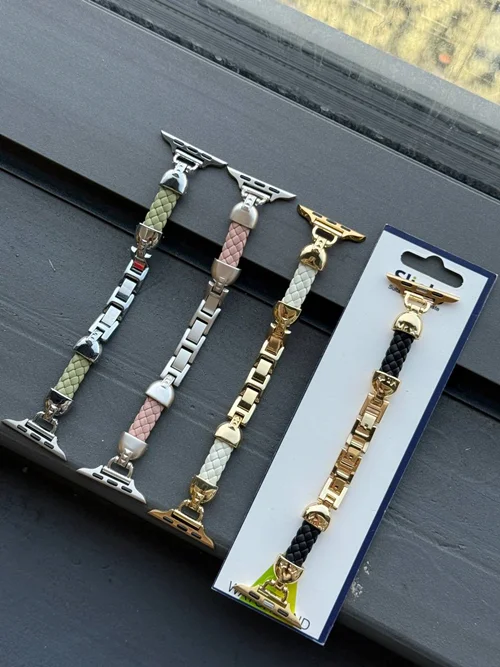 بند اپل واچ  اصلی چرمی شنل استایلI000911