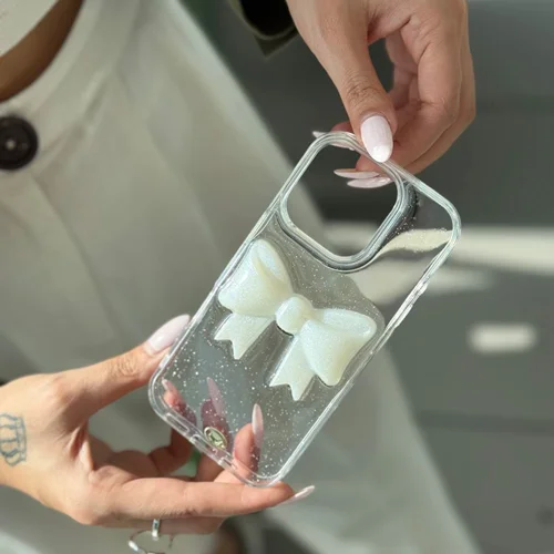 قابC006491 white ribbon