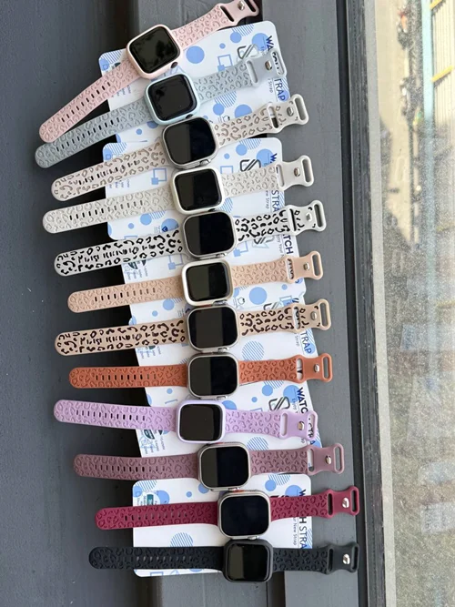 بند اپل واچ سیلکونی طرحدارI000914