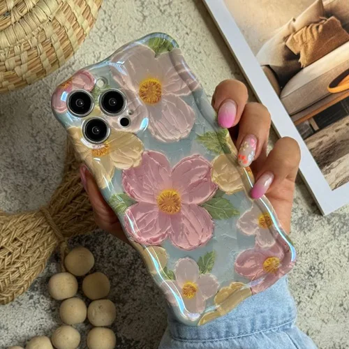 قاب طرح گل همیشه بهار  C006266