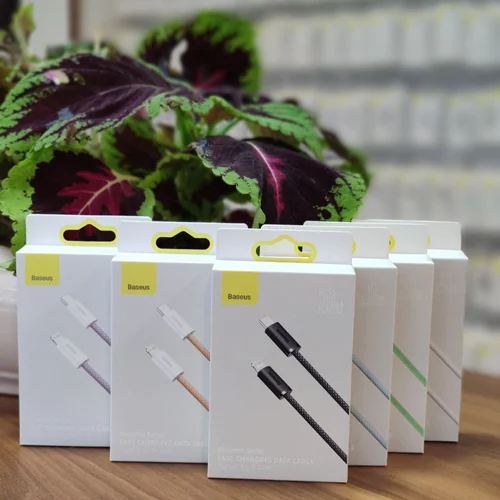 کابل کنفی رنگی بیسوسP000124