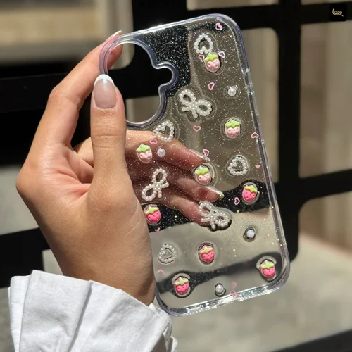 قاب C006285Strawberry glitter