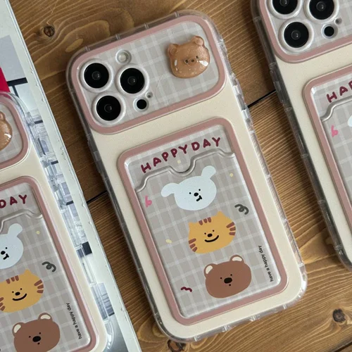 قاب موبایل آیفون جاکارتی خرسیC005433