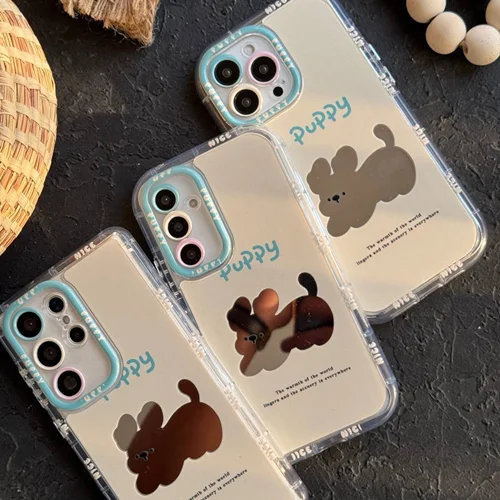 قاب موبایل سگ نایس پاپی آیینه ایC005966