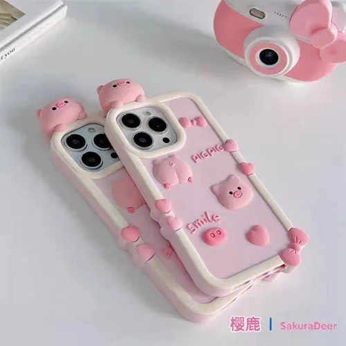 قاب Smile pig سیلیکونیC001494