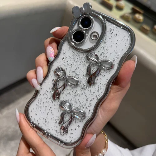 قاب سه پاپیون نقره ای C006135