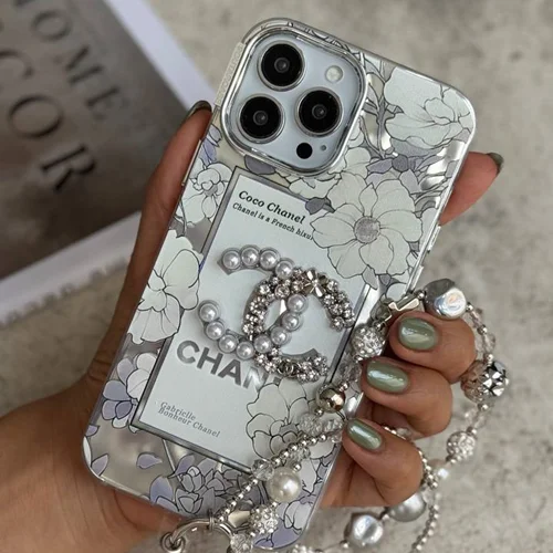 قاب شنل گل اسپرینگ تایم با نگین مروارید + بند ست شیکC006266