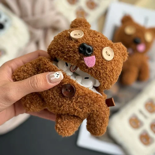 کاور ایرپاد خرس دکمه ای A000274