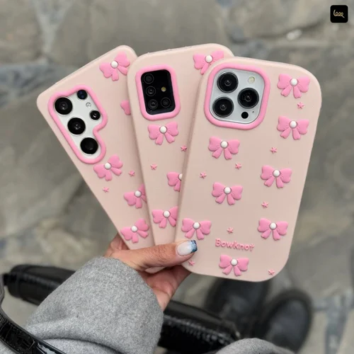 قاب پاپیون صورتی سیلیکونیC005990