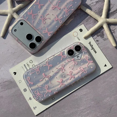 قاب C007063IMD bowtie Pink Coral