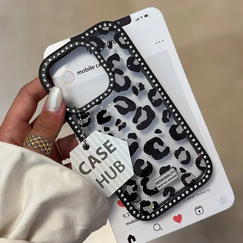 قاب پلنگی نگین دارC006681