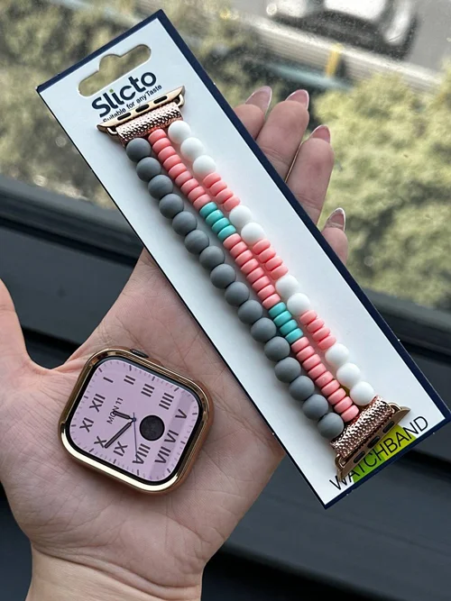 بند اپل واچ  مروارید پاستیلیI000897