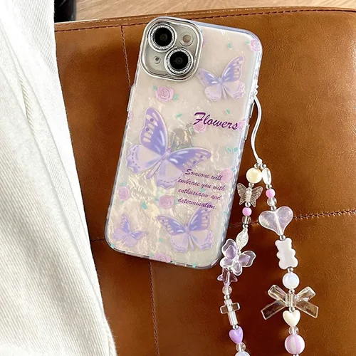 قاب پروانه صدفی همراه با بند خرسیC005383