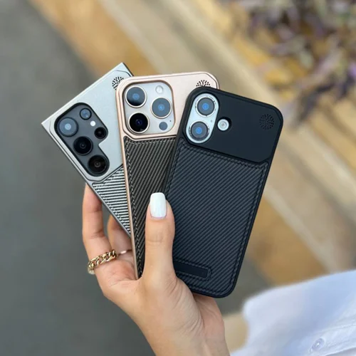 قاب C006408Leather metal luxury