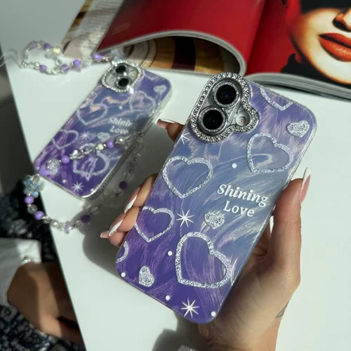 قاب C006151purple hear