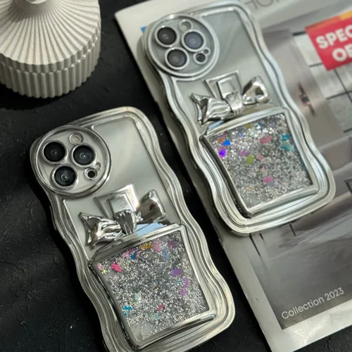 قاب موبایل آیفون شیشه عطر کوکوشنلC005549