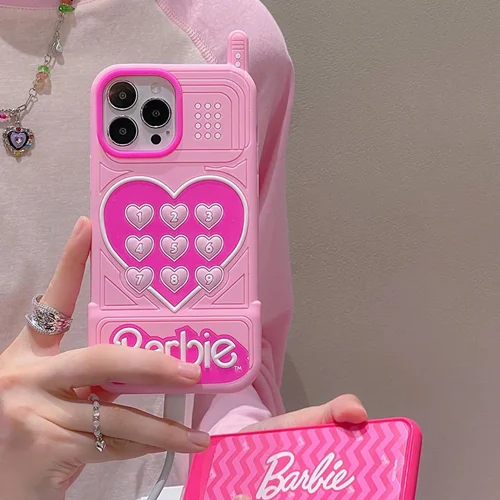 قاب سیلیکون باربی تلفنی اورجینالC002073