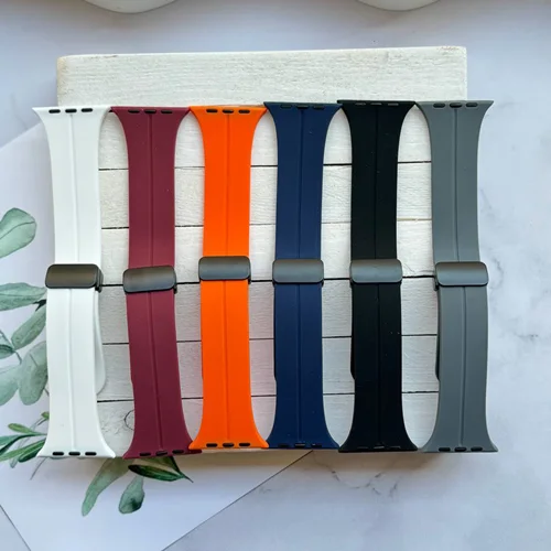 بند اپل واچ سیلیکونی قفل مگنتیI000381