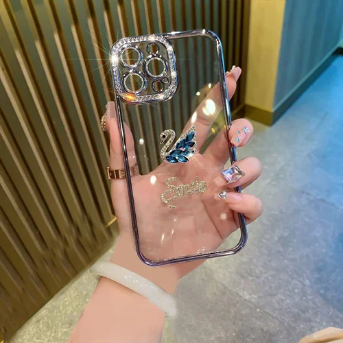 قاب سوارسکی نگینی & بند مرواریدC003118