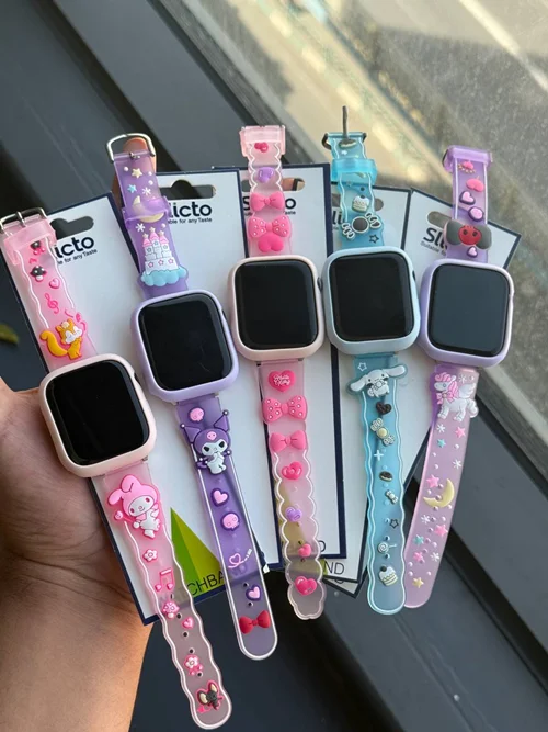 بند اپل واچ پاستیلی کارتونی I000927