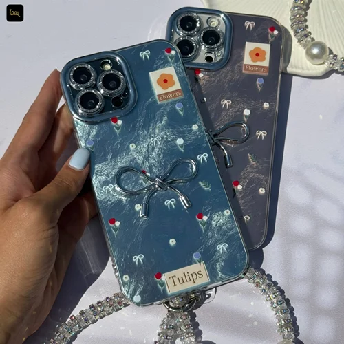 قاب C006502Bowknot laser tulips