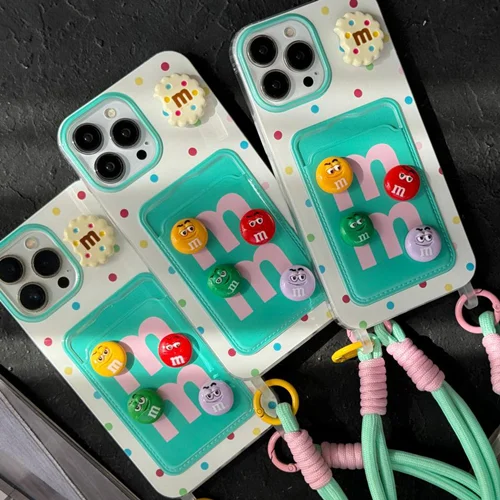 قاب موبایل آیفون اسمارتیز ام اند ام جاکارتی بندستC005714