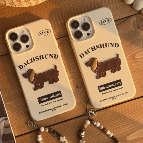 قاب موبایل آیفون سگ سوسیسی داکس هوند مینیاتوریC005974