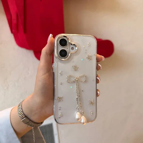 قاب پاپیون منگوله ای مرواریدیC006310