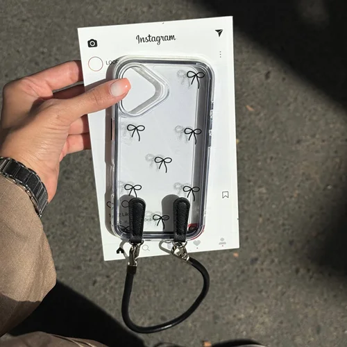 قاب C006664Bowtie black + Pendant