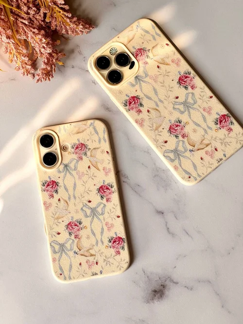 قاب درنا با ترکیب گل و پاپیونC006508