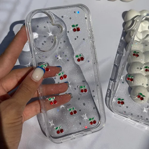 قاب C006624Cherry Glitter