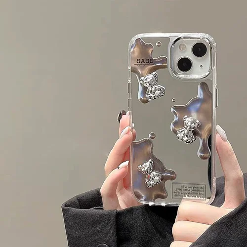 قاب خرس برنزی آیینه ایC003204