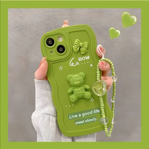 قاب baby Green سبز همراه آویز C001304